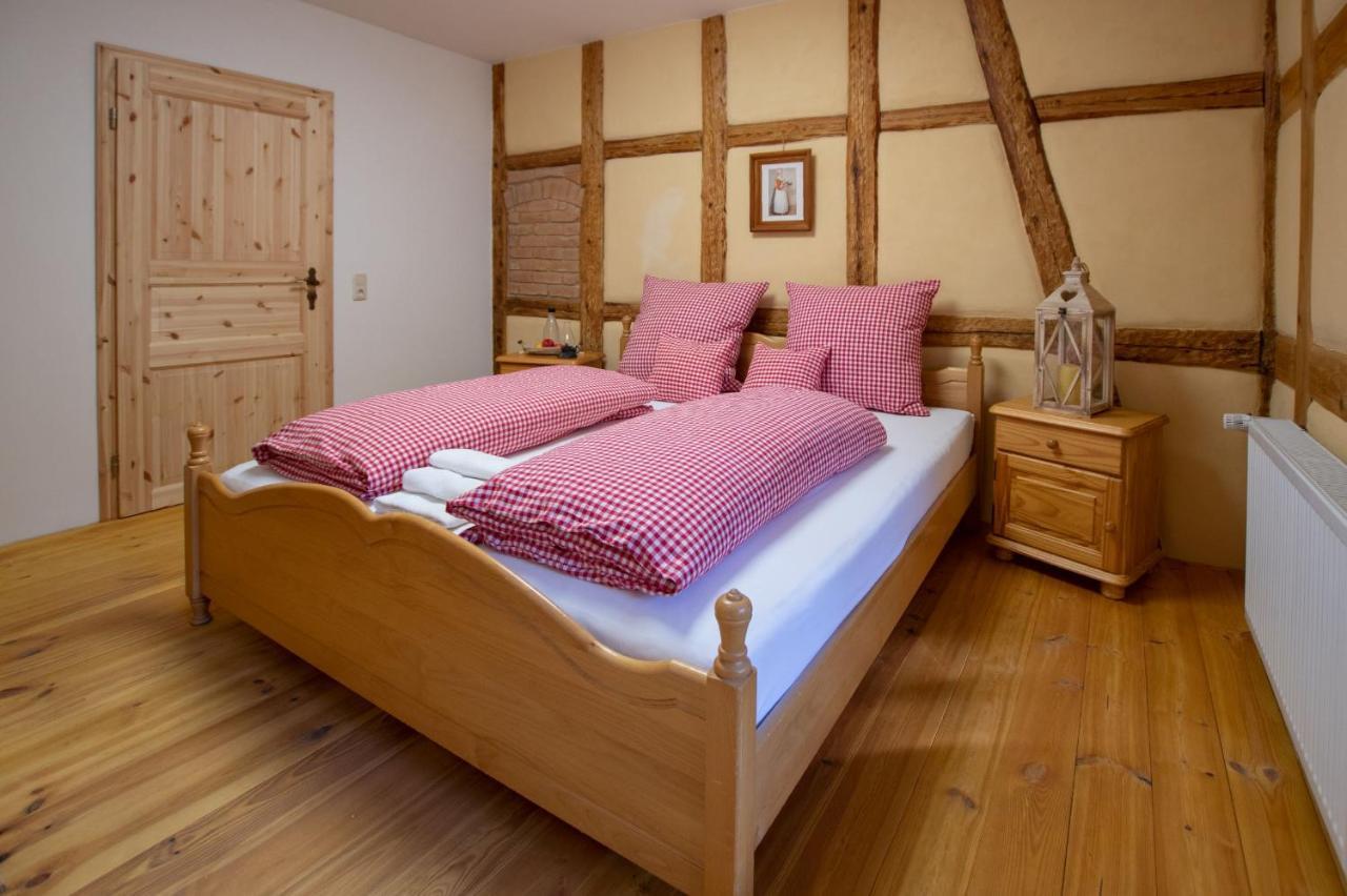 Naturhof-Papiermühle 2 Bett-Zimmer Rosenrot Bollberg Exterior foto